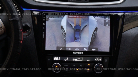 Màn hình DVD Android liền camera 360 Nissan Xtrail 2017 - nay | Gotech GT360